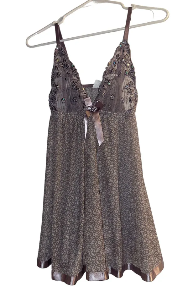 Purple Slip Dress Size L - Image 4