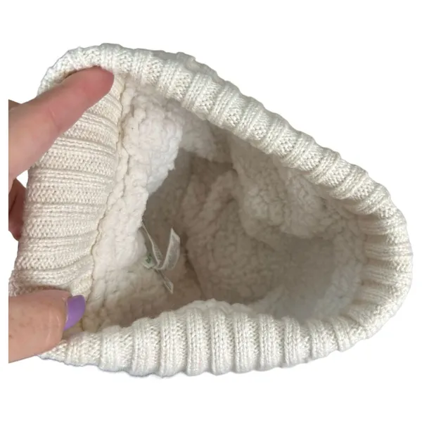 Aerie Knit Stripe Pom Pom Beanie One Size - Image 5
