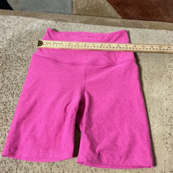 Beyond‎ Yoga Spacedye Crossover Biker Shorts Pink High Waisted XS Heathered - Image 4