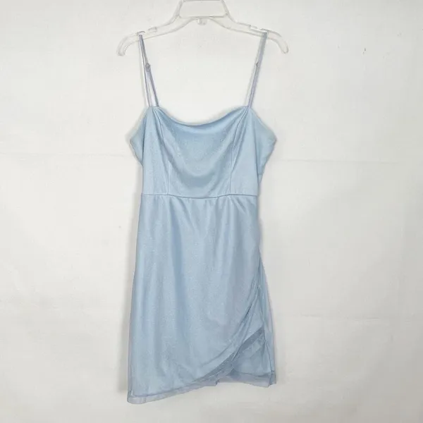 Princess Polly Babydoll Mini Dress 6 Metallic Romantic Coquette Chic Party Event - Image 2