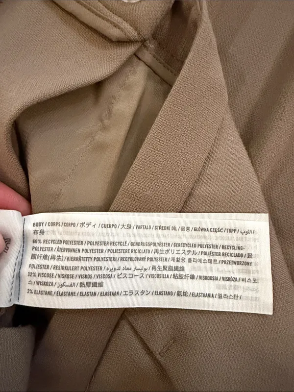 Abercrombie & Fitch Low Rise Slim Boot Pants Brown Taupe Size 18S Y2K Workwear - Image 5