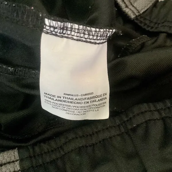 Nike Women's Mesh Stripe Black Athletic Training Pants - Image 8