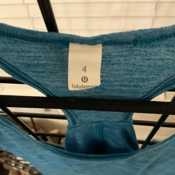 Lululemon Athletica Teal Racerback Tank - Image 3