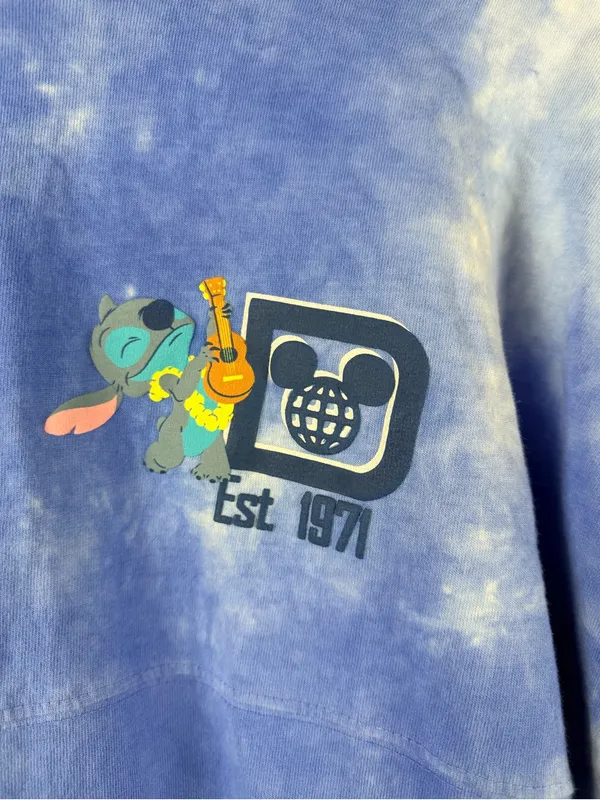 Walt Disney World Stitch Hawaiian Vacation Spirit Jersey Adult X-SMALL - Image 4