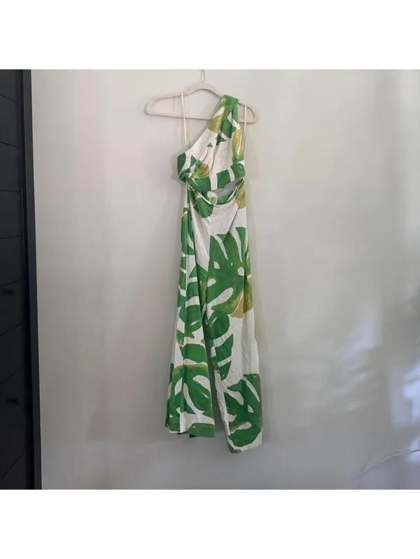 Farm Rio Wide Leg Monstera Jumpsuit - Image 5