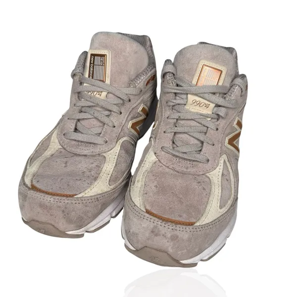 RARE New Balance 990v4 Women's Size‎ 9 Alabaster Suede Made In USA W990FA4 - Image 4