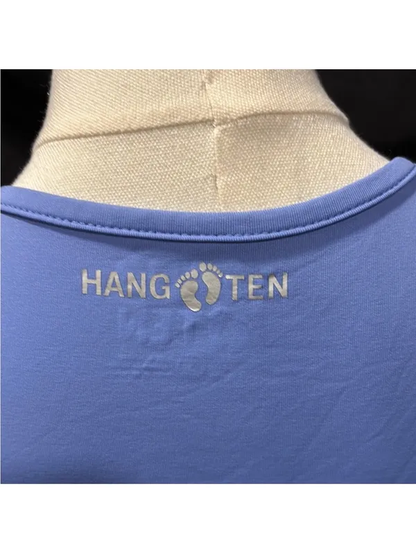 Hang Ten Periwinkle Long Sleeve Crewneck Top - Image 4