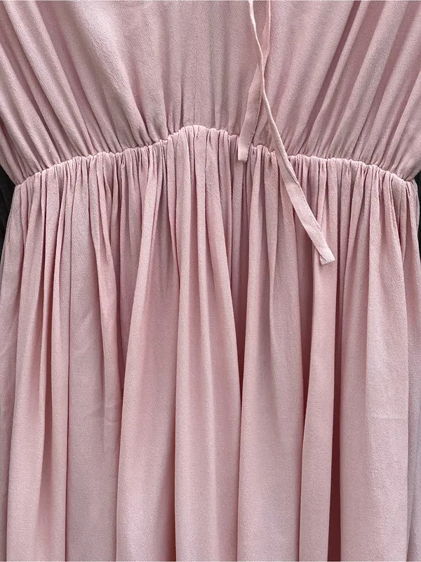 Madewell magnolia Tie Back Maxi dress - Image 8
