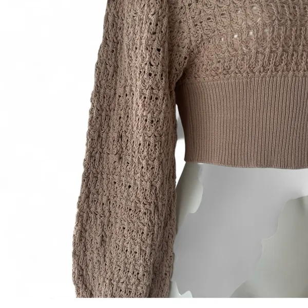 Altar'd State Beige Knit Pullover - Image 4