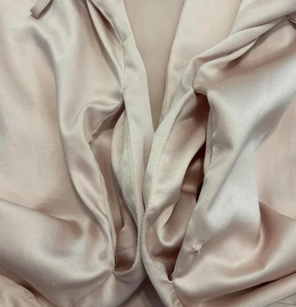 Victoria's Secret Silky Light Pink Champagne Robe - Image 3