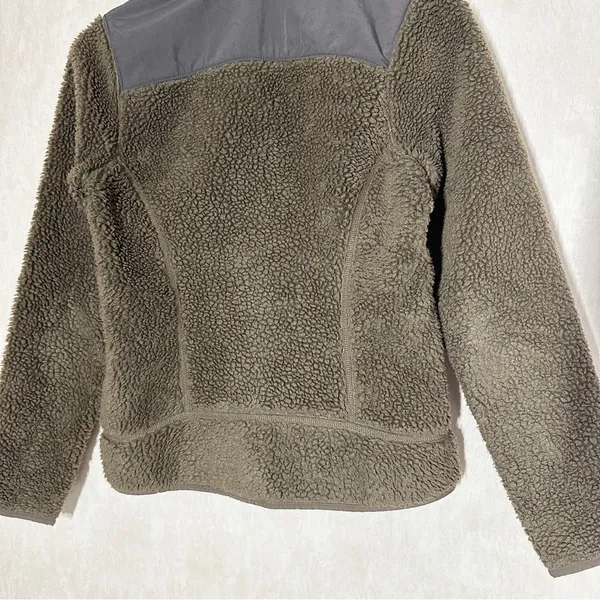 Patagonia Women's Fleece Retro-X Jacket Full Zip Stand-Up Collar Dark Walnut S - Image 7