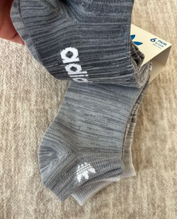 Adidas Women’s No-Show Socks 6-Pack Superlite Assorted Colors 5-10 - Image 3
