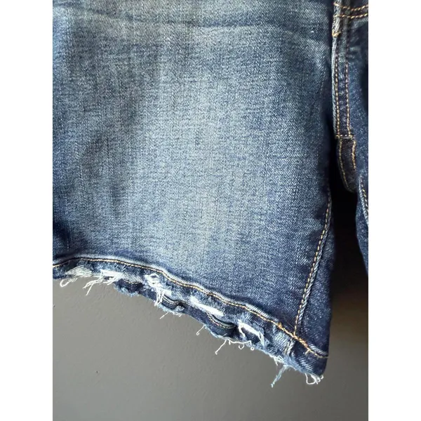BKE Denim Jean Shorts with Frayed Hem size 26 - Image 3