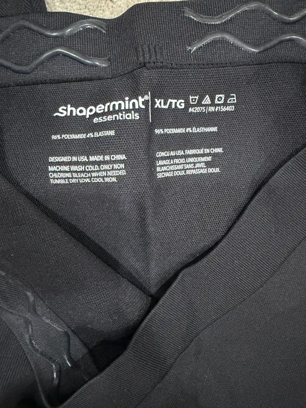 Shapermint essentials high waisted shaping leggings Size XL Black - Image 7