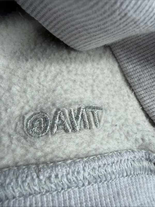 TNA Light Gray Pullover Hoodie Size Small - Image 5