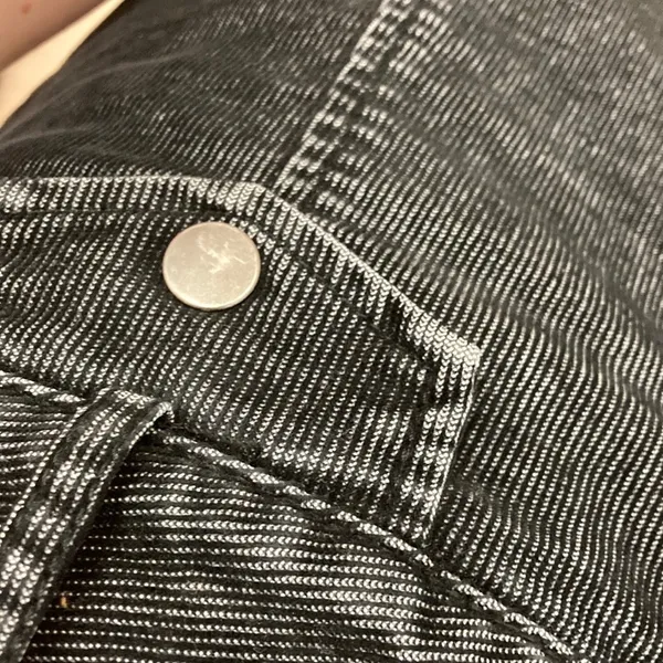 Urban Outfitters BDG Corduroy Button Front Skirt Black - Image 2