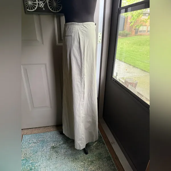 Vintage 2000 Y2K Banana Republic maxi minimalist skirt, size 8 - Image 6