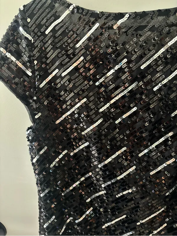 Alice + Olivia Silk Sequin Top | Size S | Good Used Condition - Image 10