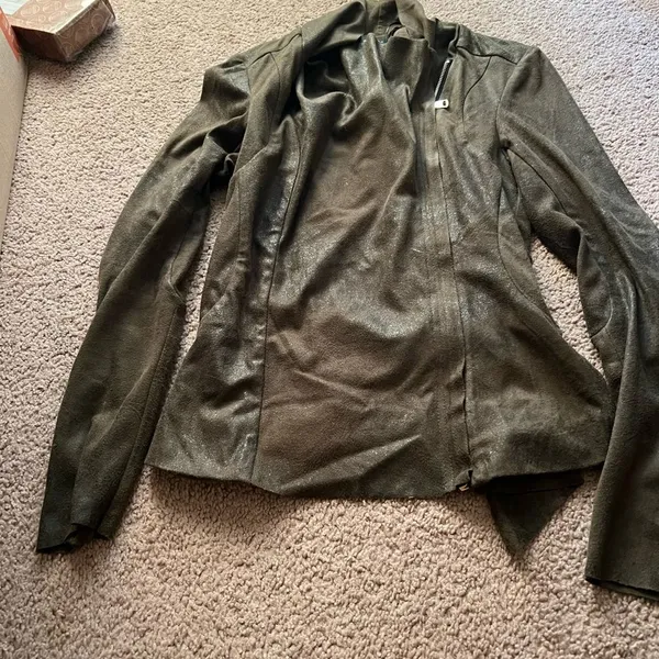 Zara xs asymmetrical‎ zip jacket - Image 4