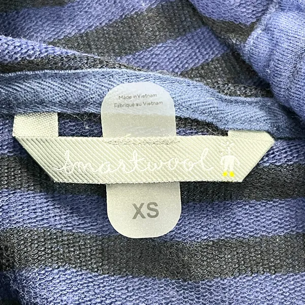 Smartwool Womens Merino Wool‎ Cowl Neck Pullover Size XS Striped Gorpcore Indie - Image 6
