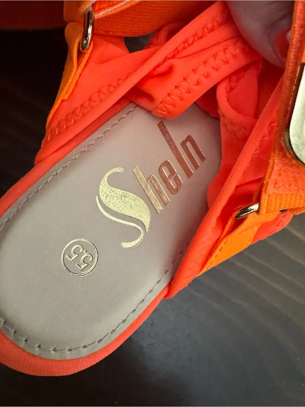 SheIn Orange wedge heels - Image 7