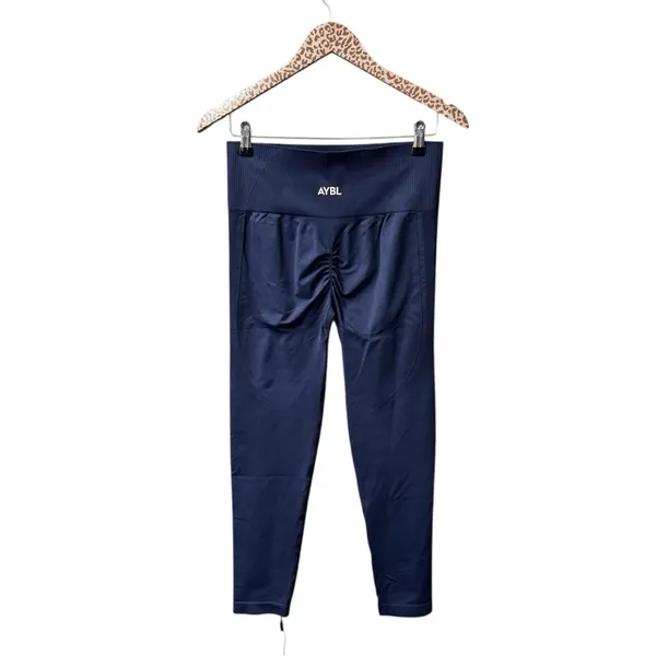 AYBL Empower Seamless Pull On Leggings Navy Blue Large Workout Fitness Gym NWOT - Image 5