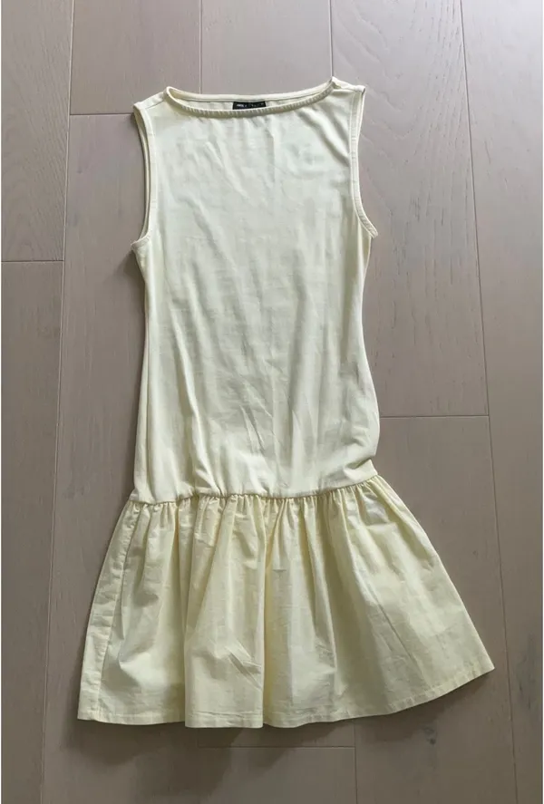 ASOS Butter Yellow Mini Dress - Image 3