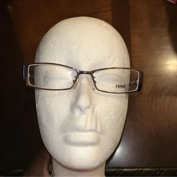 Authentic Fendi Optical Purple Rectangular Eyeglasses - Image 2