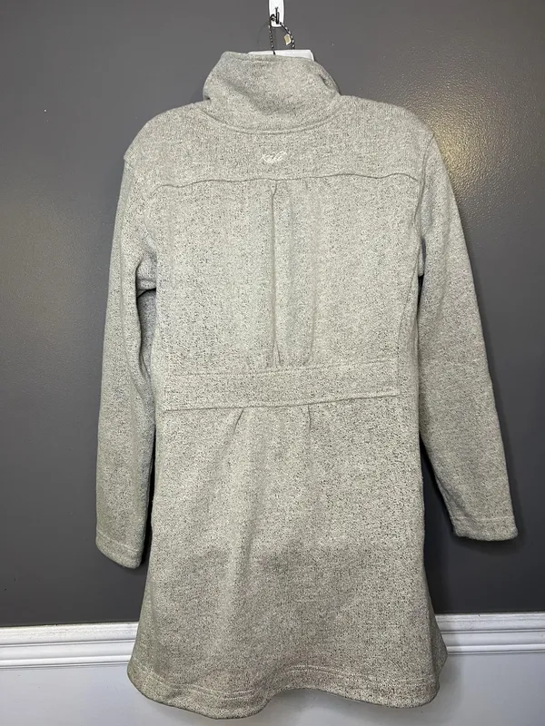 Kuhl Jacket Womens XL Gray Fleece Button Front Collared Mid Length Casual - Image 6