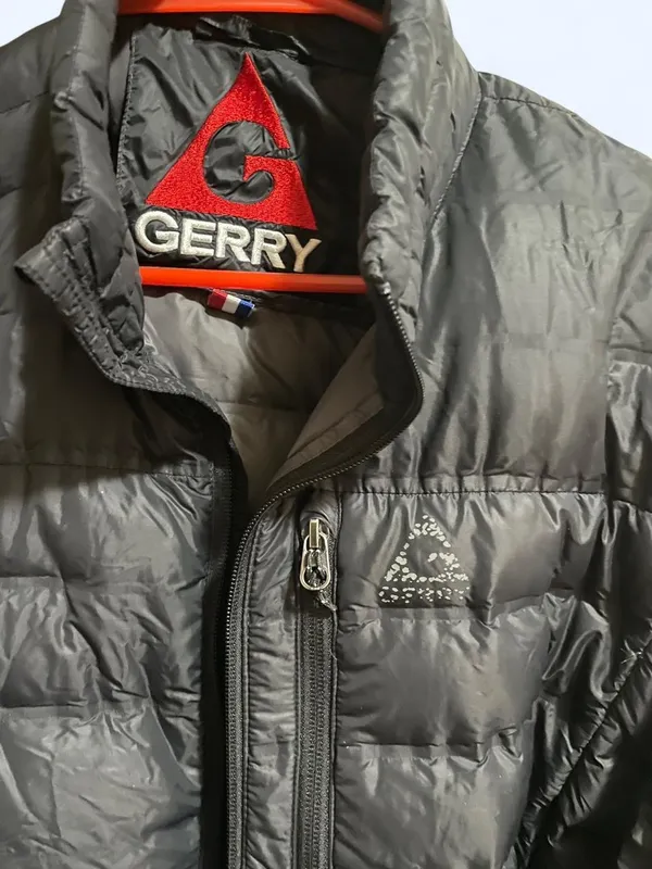 Gerry Jacket Mens Small Black Puffer Down Insulated Lined Full Zip Pockets - Image 2