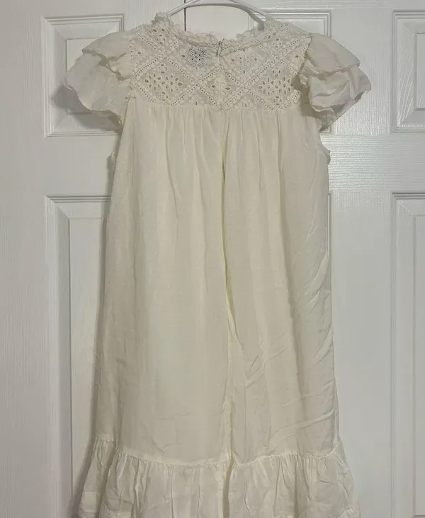 LINI White Eyelet Dress - Image 2