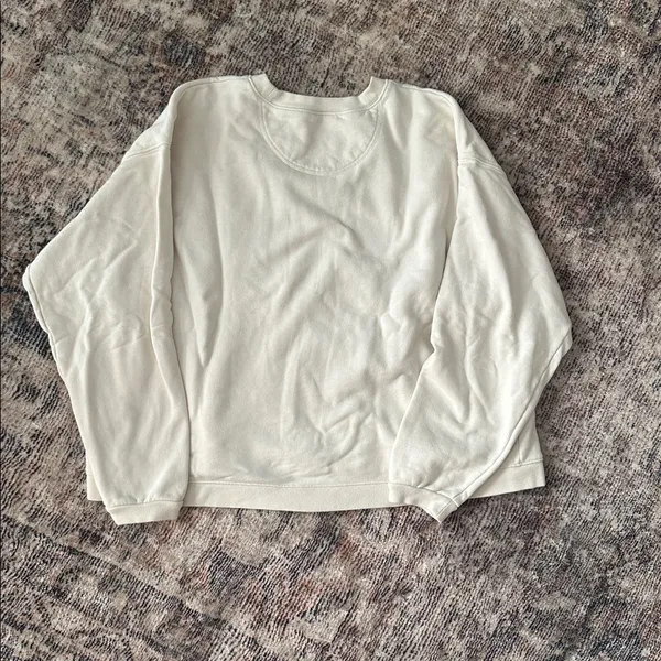 Madewell (Re)sourced Cotton Swing Sweatshirt, antique cream - Image 6
