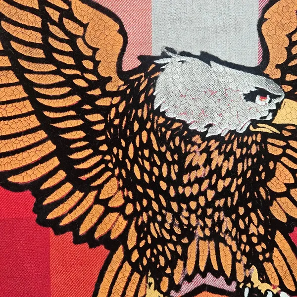 Harley-Davidson Red Plaid Flannel Eagle Graphic Button Down Shirt XL Unisex - Image 11