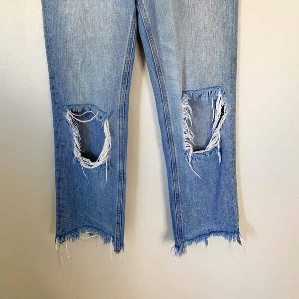 Free People We The Free Maggie Straight Jean In Medium Wash Size 25 - Image 4
