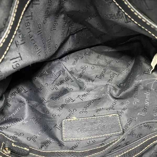 Tignanello Black Leather Shoulder Bag - Image 7