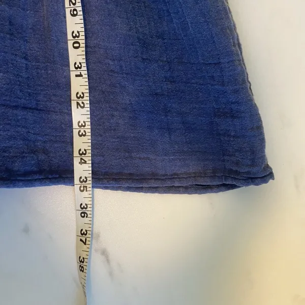 Simply Southern Blue Tiered Cotton Dress Size Small Coastal Cottage‎ Minimal NWT - Image 10