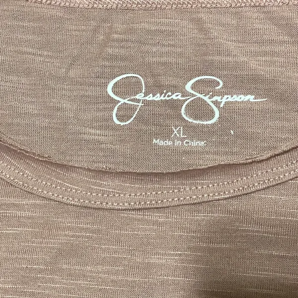 Jessica Simpson NWT Women's Rose Colored "All You Need Is Love" Shirt X-Large - Image 10