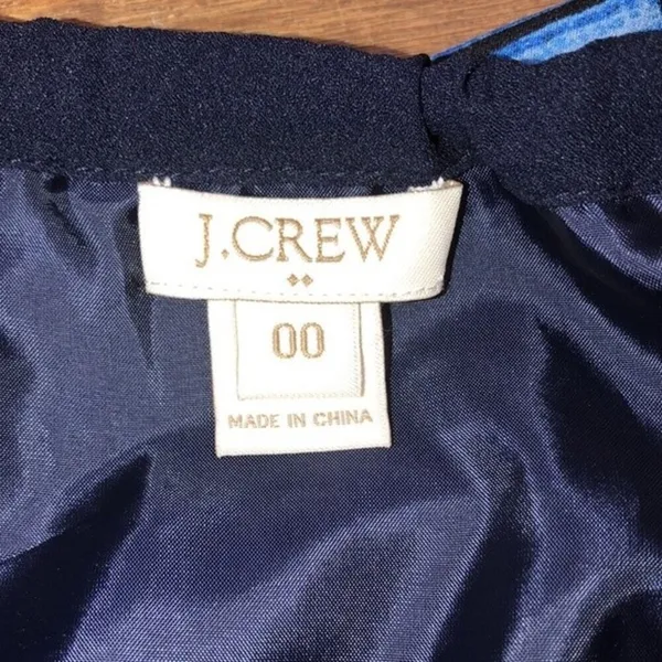 J Crew factory size 00 navy blue boho maxi dress - Image 6