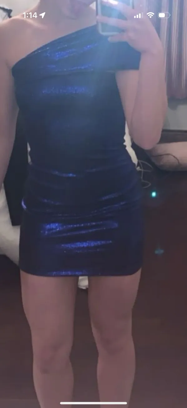 superdown Mini Dress Revolve Blue - Image 5