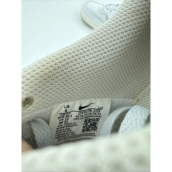 Nike Gamma Force DX9176-103 Sneakers Women's White Bone Leather Shoes Size 6 - Image 5