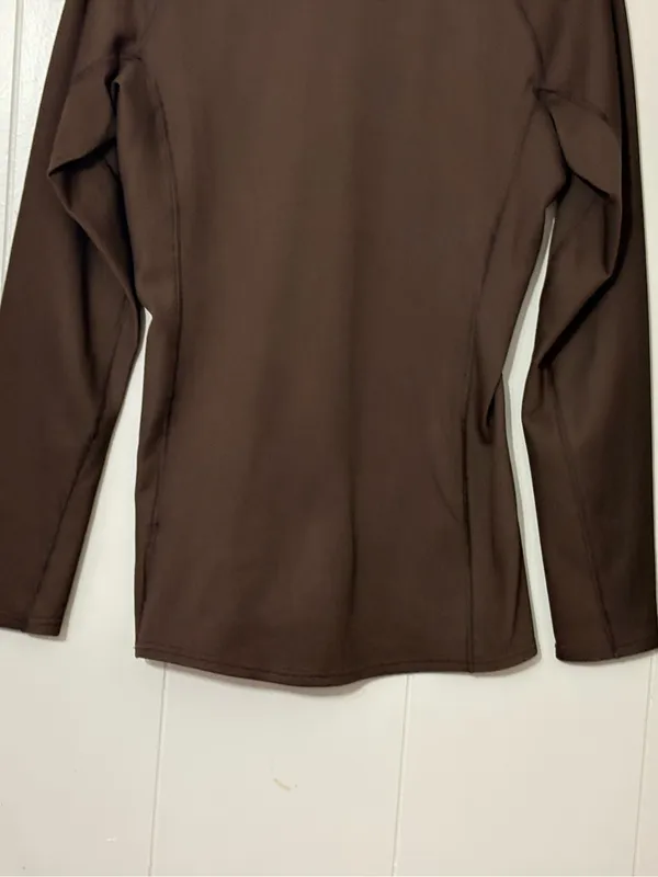 Patagonia Capilene Mock Neck Long Sleeve Base Layer Brown Women’s S - Image 8