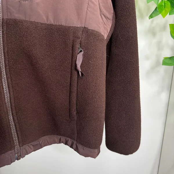 The North Face Chocolate Brown Denali Polartec Fleece Jacket size M Medium AC6W - Image 10