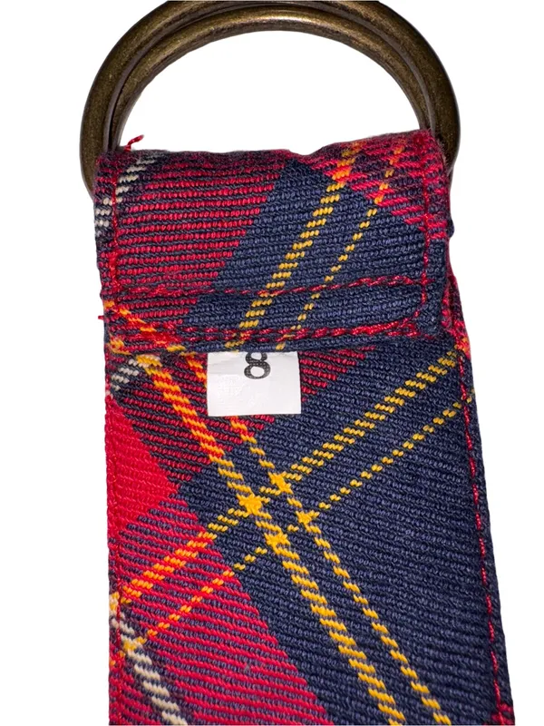 Vintage 90s Abercrombie & Fitch Plaid Wool Blend Belted Mini Skirt Size 8 - Image 8