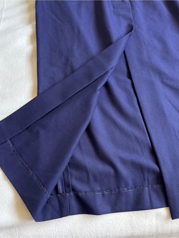 New Enza Costa Navy Maxi Skirt - Image 5
