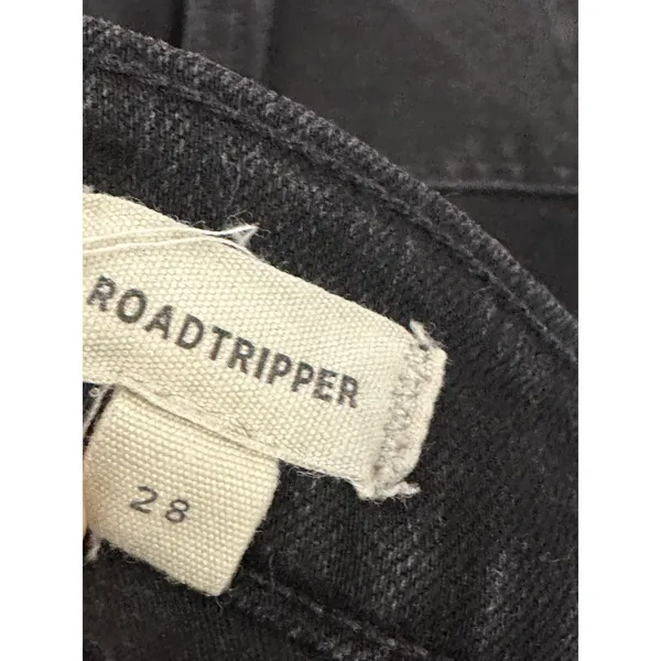 Madewell Bennett Black Wash Roadtripper Jeans‎ Viscose Cotton Womens Size 28 - Image 8