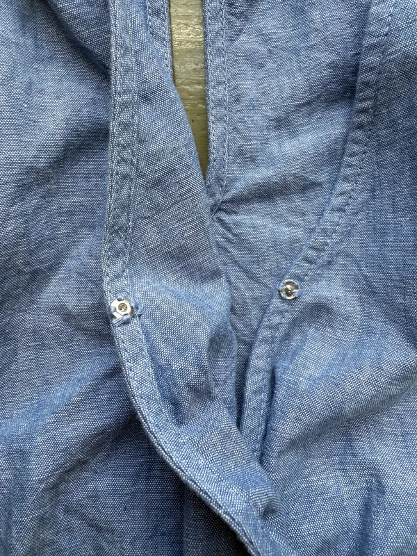 Ann Taylor Loft Denim Color Romper Small  - Image 10