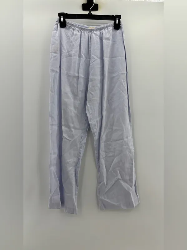 DONNI. The Linen Simple Pant Blue Size XS - Image 4