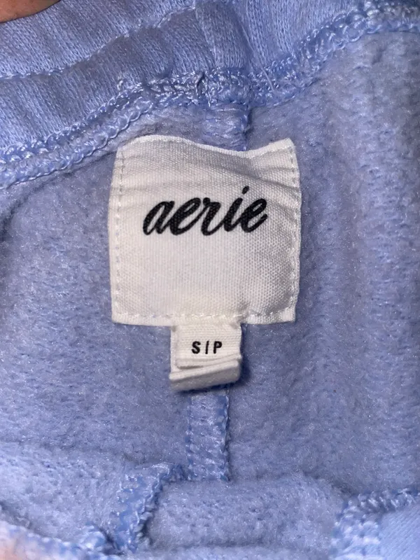 Aerie Light Blue Comfy Shorts - Image 3