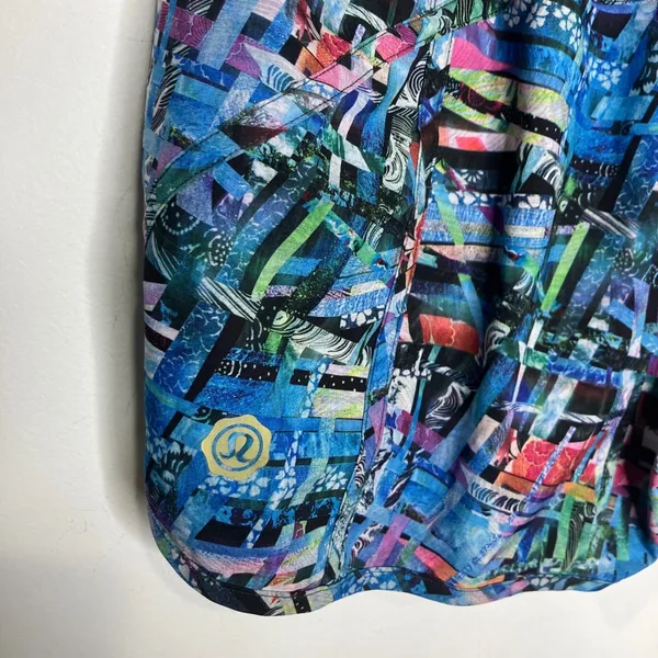 Lululemon seawheeze tracker shorts special edition multicolor women's size 6‎ - Image 8