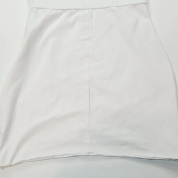 Superdown Fallon Asymmetrical Mini Dress in White Medium - Image 7